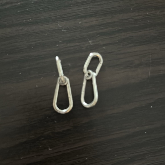 Pandora Me Silver Hoop Earrings - Picture 2 of 2